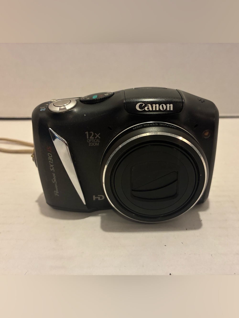 Canon PowerShot SX130 IS 12.1MP Digital Camera - Black